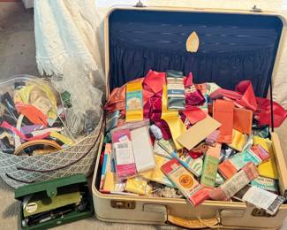 A Suitcase Full of Blanket Binding Ribbon