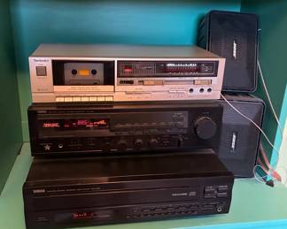 Yamaha, Technics And Bose Speakers 