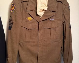 World War II U.S. Army Ike jacket or Eisenhower jacket.