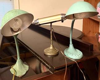 Small Lamps Gooseneck and Piano