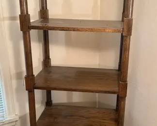 Four Shelf etagere With adjustable Shelves