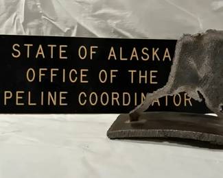 Alaska Pipeline Manager Office Sign