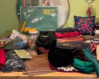 Rotary Cutting Mat, Velvet Yardage And More