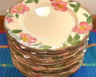 15 Franciscan Desert Rose Dinner Plates