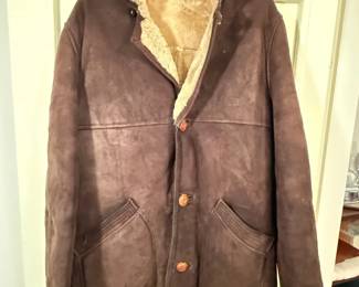 Vintage Mens Lined Winter Jacket