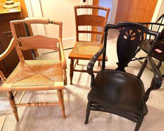 A Trio of Accent Chairs