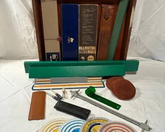 Slide Rulers And Precision Drawing Tools 