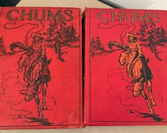 Chums Annual, a British publication for boys. 2 Volumes