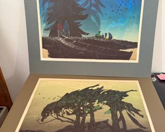Elton Bennet Lithographs