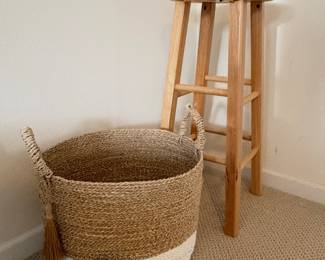 Stool and basket