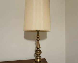 mid-century modern Stiffel solid brass lamp 