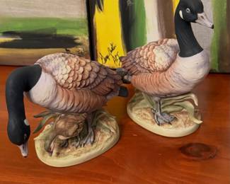 Andrea by Sadek Canada goose figurines.