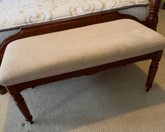 Vintage Walnut Bench