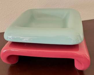 Vintage Haeger Pottery Pedestals