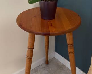 English pine cricket table 