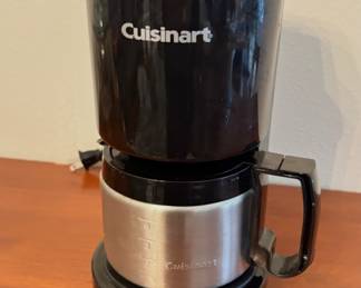 Cuisinart 4-Cup Coffeemaker with a stainless steel carafe,