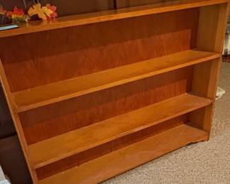 Mid- century modern wooden bookcase.