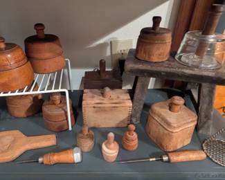 Vintage Butter Molds, Ice Picks, Primitives