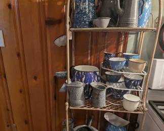 Vintage Crocks, Enamel Ware