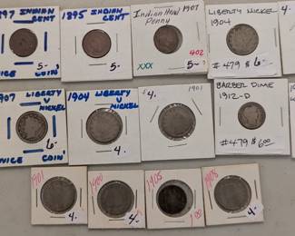 Silver Coins, Vintage Coins