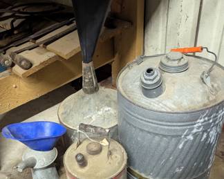 Vintage Gas Cans