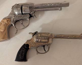 Gene Autry, Hopalong Cassidy toy cap pistols