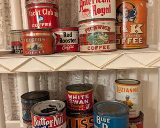 Vintage Coffee Tins
