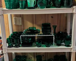 Emerald Green Glass, Sandwich Glass