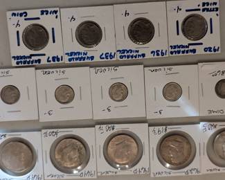 Silver Coins, Vintage Coins