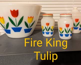 Fire King Tulips