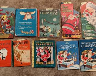 Vintage Children's, Kids Christmas Books