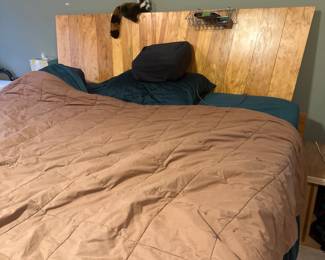 Handmade King Bed frame and headboard