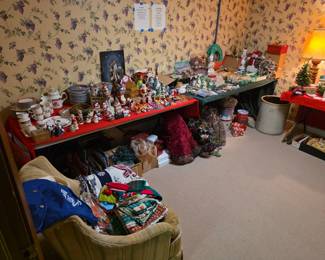 Vintage christmas decorations!