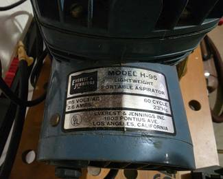 Everest & Jennings portable Aspirator. Model H-95