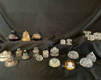 Ink Wells Paper Weights