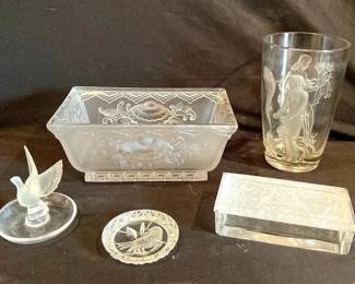 Verlys And Lalique Glass 