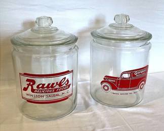 Retro Glass Cannisters