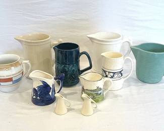 Vintage Ceramic Pitchers Creamers