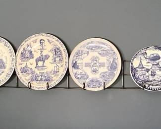 Souvenir Plates And Rack