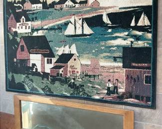 Oceanside Rug Horizontal Mirror