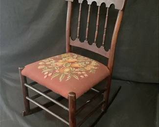 Antique SpindleBack Rocker