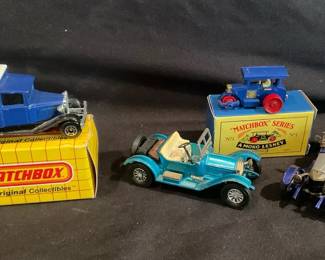 Blue Matchbox Cars