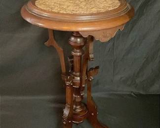 Victorian Carved Fern Stand 