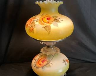 Vintage Hurricane Lamp 