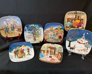 John Bewick Royal Doulton Christmas Plates 