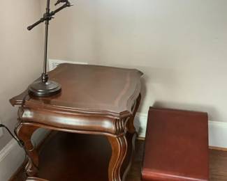 Side Table Footrests Lamp