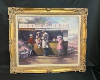 G. Girocco Oil On Canvas