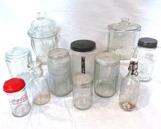Glass Storage Jars 