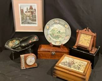 Vintage Wood And Metal Decor