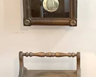 Treasured Magazine Stand Faux Antique Clock